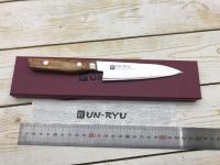 UNR-03 Shimomura Нож кухонный универсальный 120 мм,сталь VG-10,33 слоя,стабилизированная древесина