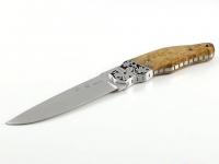 GS-11431 Нож туристический Sakura-2 115/230мм,VG-10, Кап дерева Падук, кожаный чехол