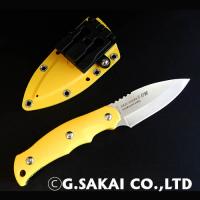GS-11511 Sabi Knife-6 Нож рыболовный 100/205, сталь H-1,рук.стеклопластик, односторон.зато