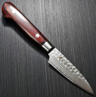 07390 Нож кухонный для чистки овощей 8 см Sakai Takayuki VG-10, Damascus 33 layers