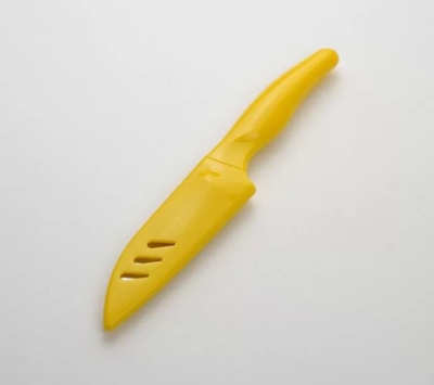 FVS-101 Нож для чистки овощей и фруктов в ножнах , нержавеющая сталь, желтый