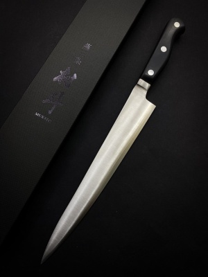 MCL-110 MURATO Classic Нож кухонный для тонкой нарезки 240мм, сталь VG-10, рукоять Pakka Wood
