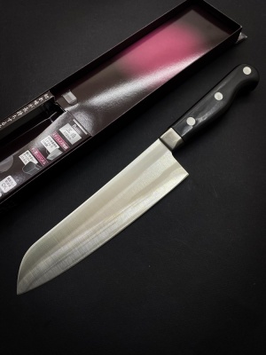MBS-101 MURATO Basic Нож кухонный Сантоку 170мм, молибден-ванадиевая сталь, рукоять Pom пластик