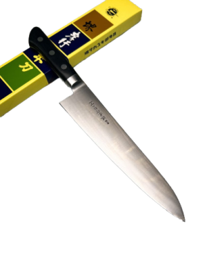 15012 SAKAI TAKAYUKI Нож кухонный Гюито 210 мл, ст. Hi-Carbon Japan Steel , рук. POM Rezin