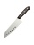 SKU-106 SAKURA YUI Нож кухонный Сантоку с отверстиями, 165 мм, Stanless Steel, антибактериальное пок